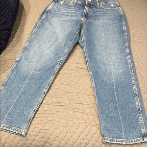 Wrangler crop jean,  hi rise straight, NWOT